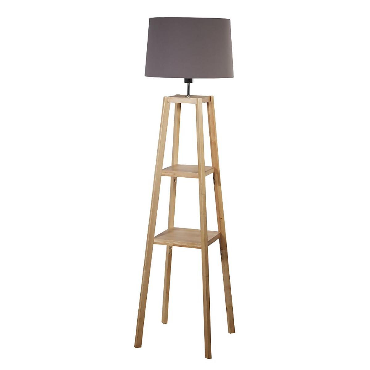 Wooden Plant Stand Floor Lamp - Natural – image 4