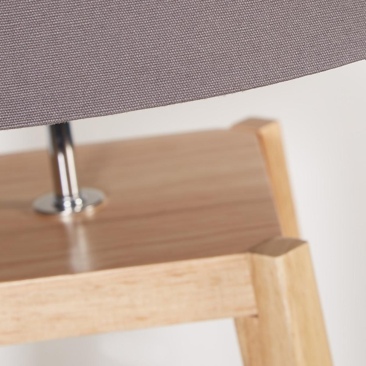 Wooden Plant Stand Floor Lamp - Natural – image 5