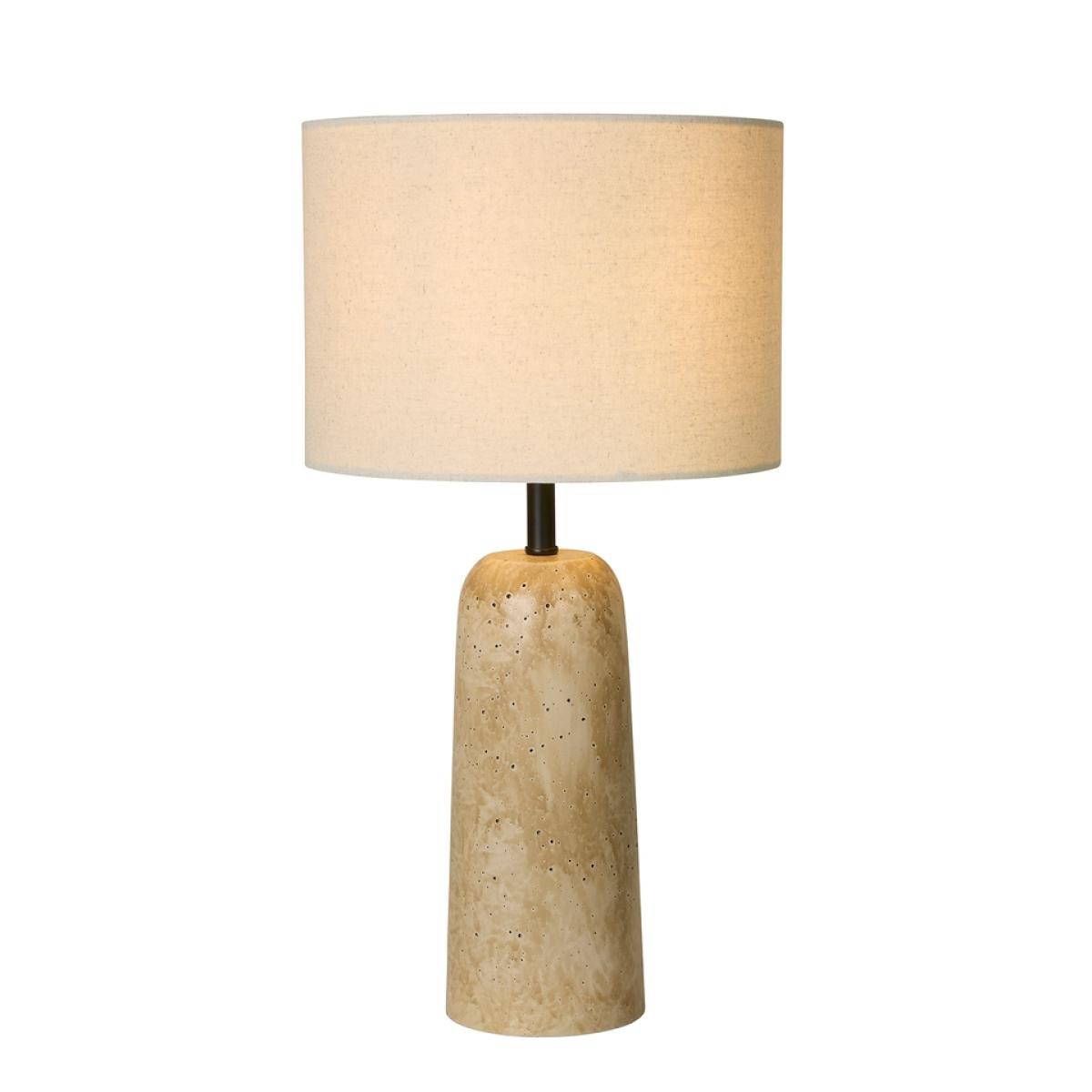 Agra Travertine Effect Table Lamp – image 2