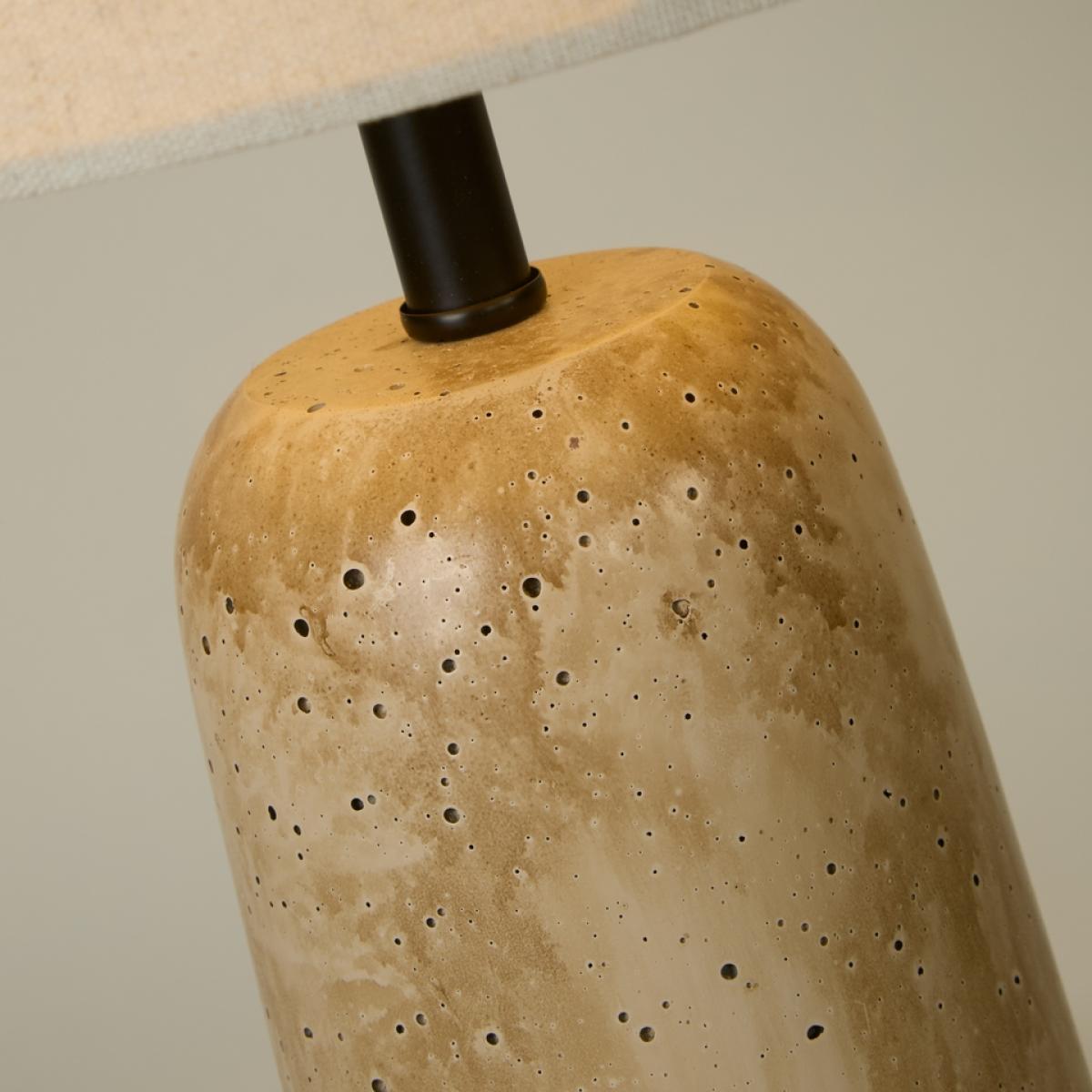 Agra Travertine Effect Table Lamp – image 3