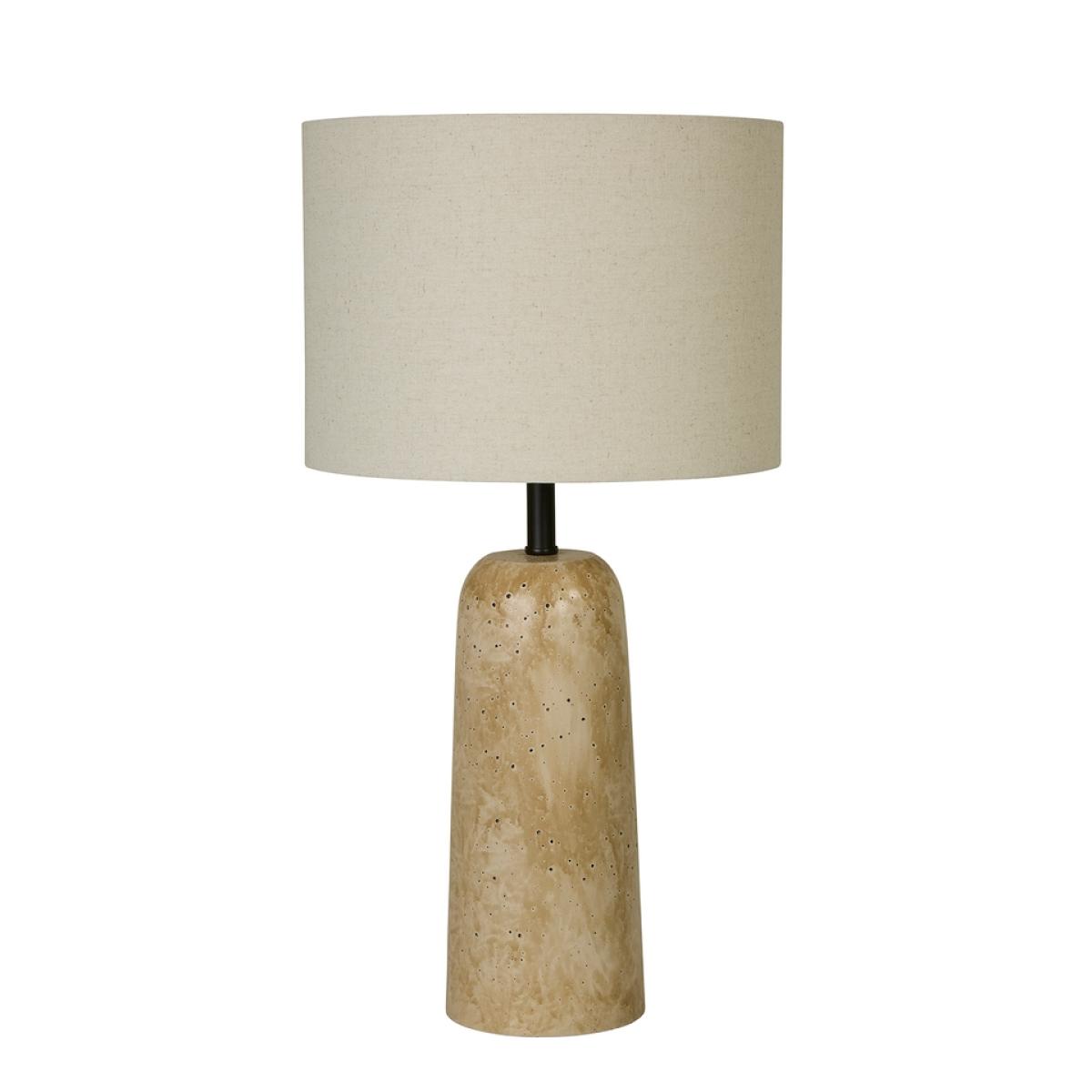 Agra Travertine Effect Table Lamp – image 4