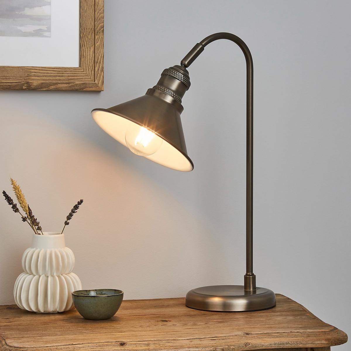 Didsbury Pewter Table Lamp – image 1