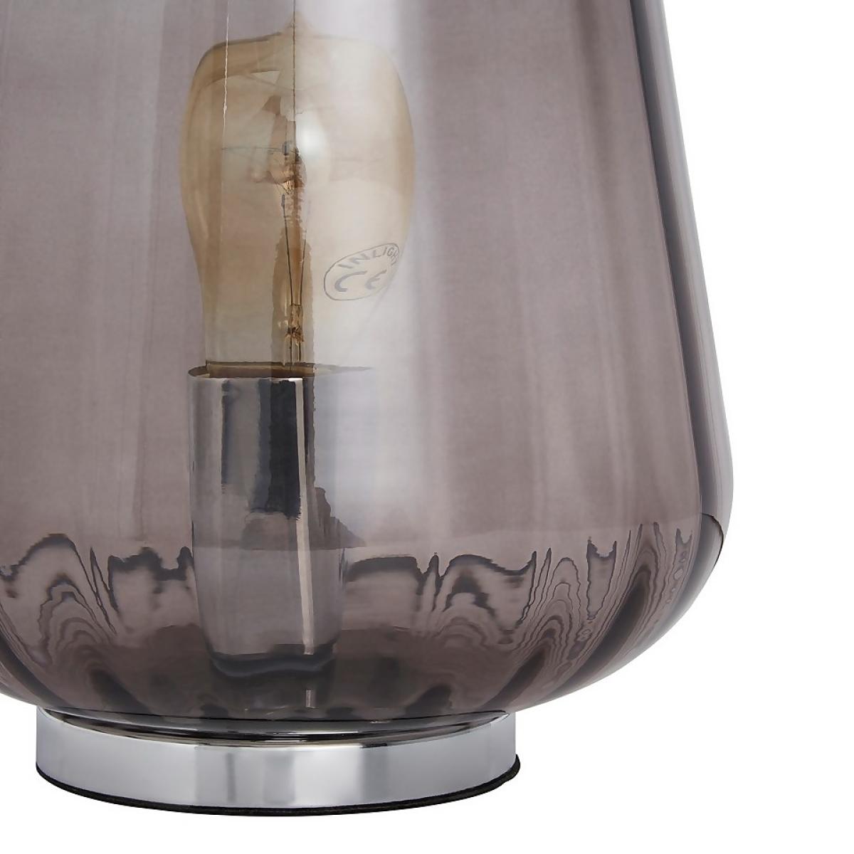 Adore Glass Table Lamp - Smoked – image 4
