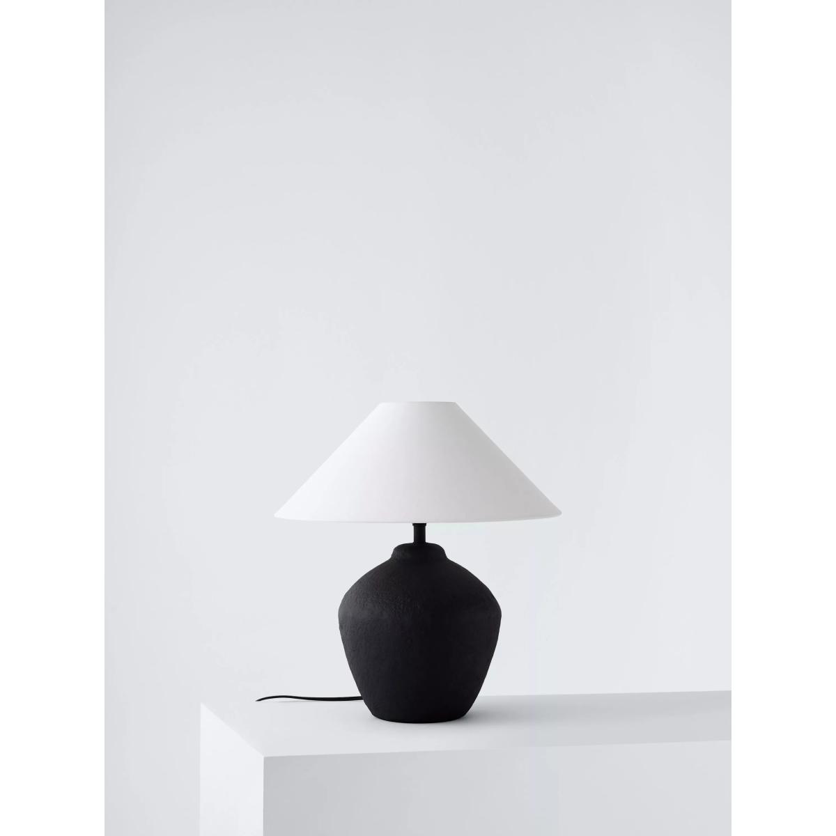 John Lewis Textured Table Lamp with Tapered Shade – image 3