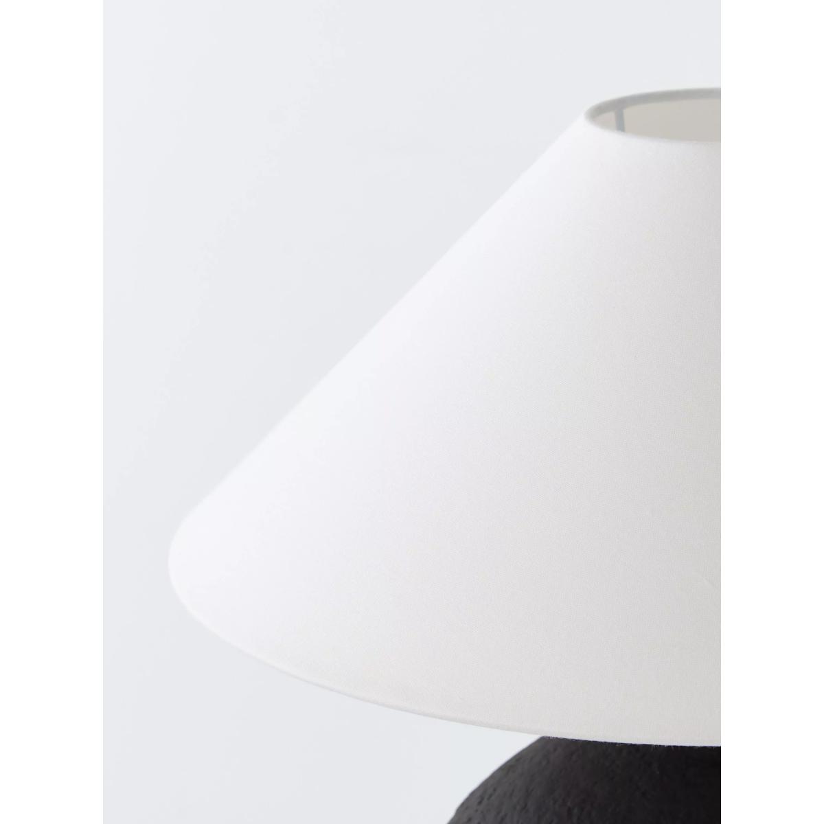 John Lewis Textured Table Lamp with Tapered Shade – image 4