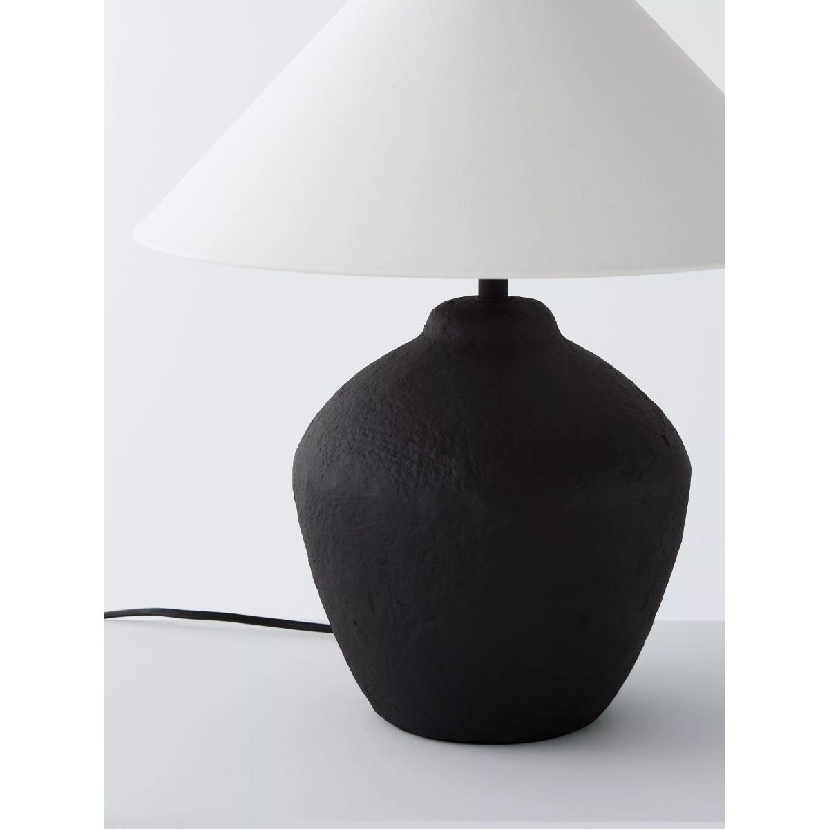 John Lewis Textured Table Lamp with Tapered Shade – image 5
