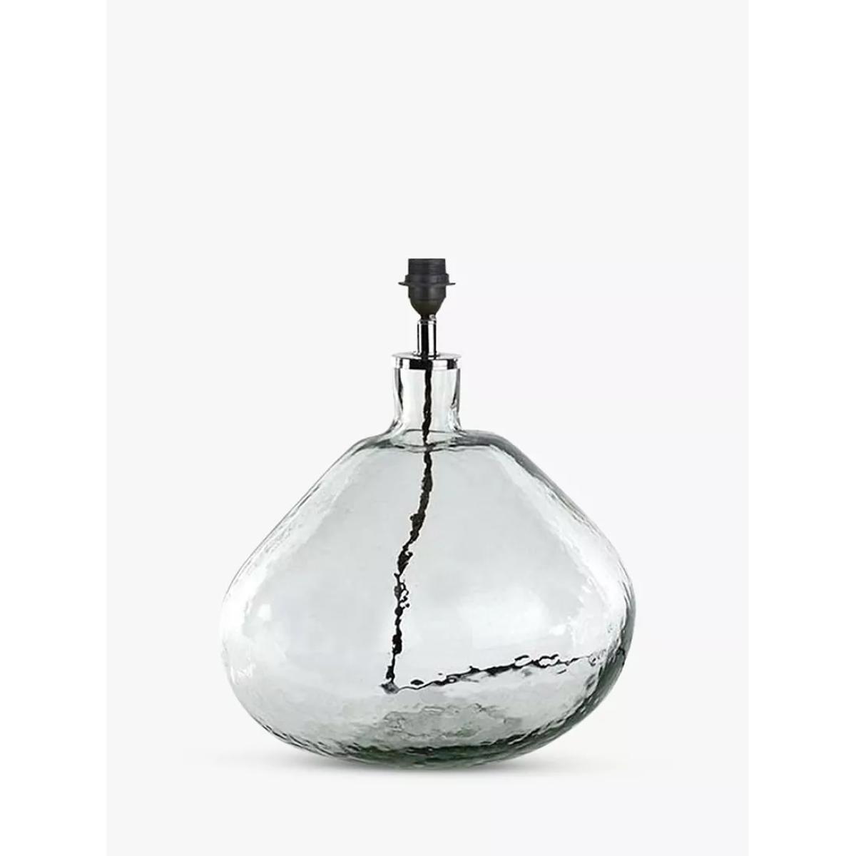 Nkuku Baba Large Wide Glass Lamp Base – image 2