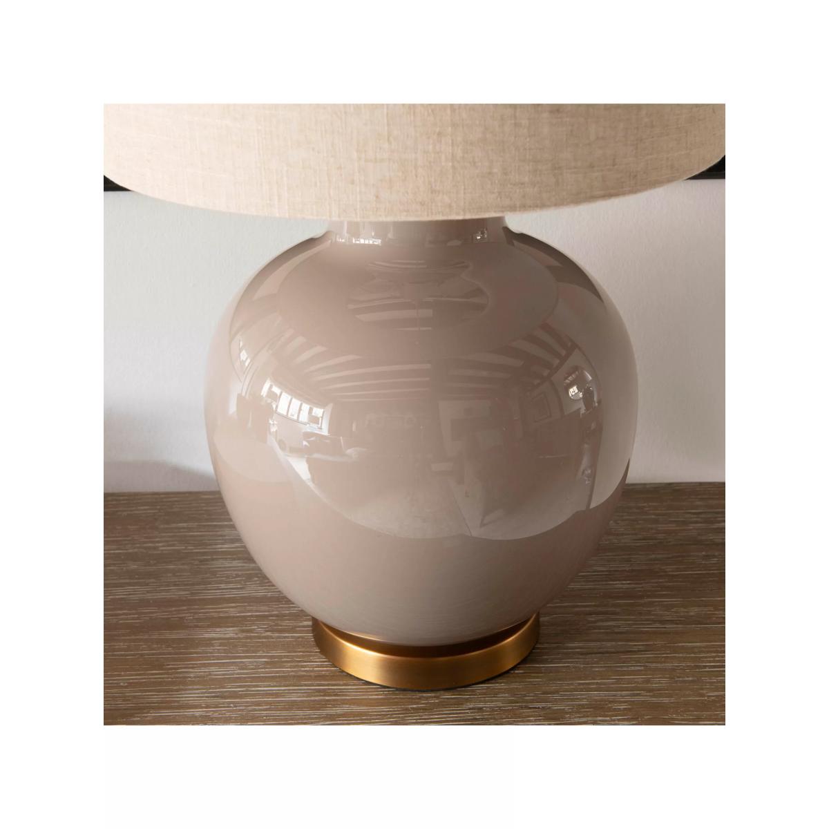 One.World Glass Table Lamp, Grey – image 3