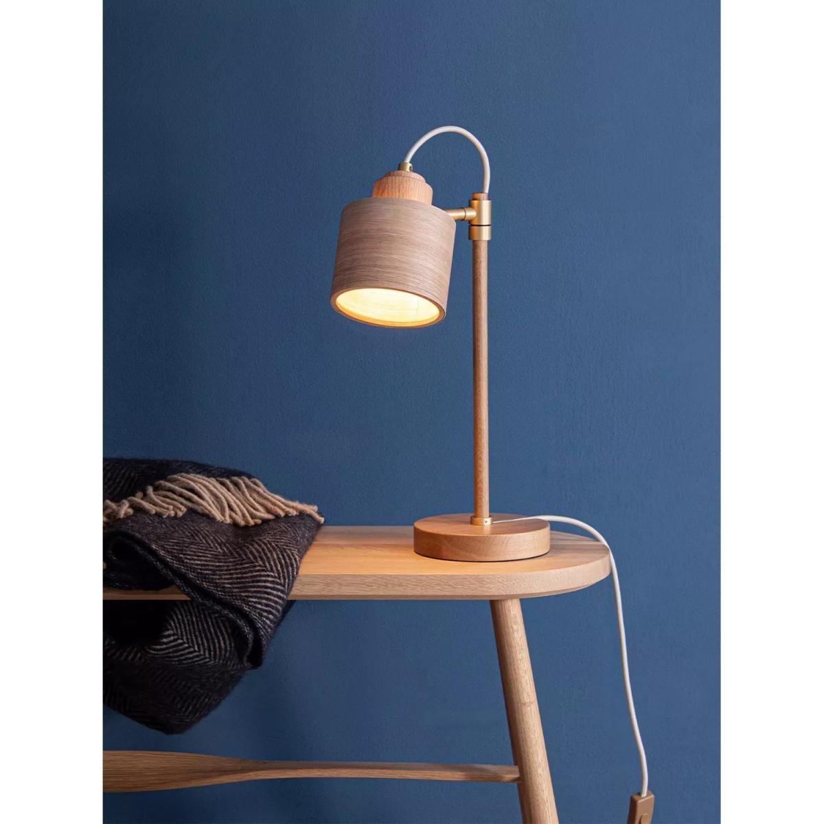 Tom Raffield Spire Wood Table Lamp, Oak – image 2
