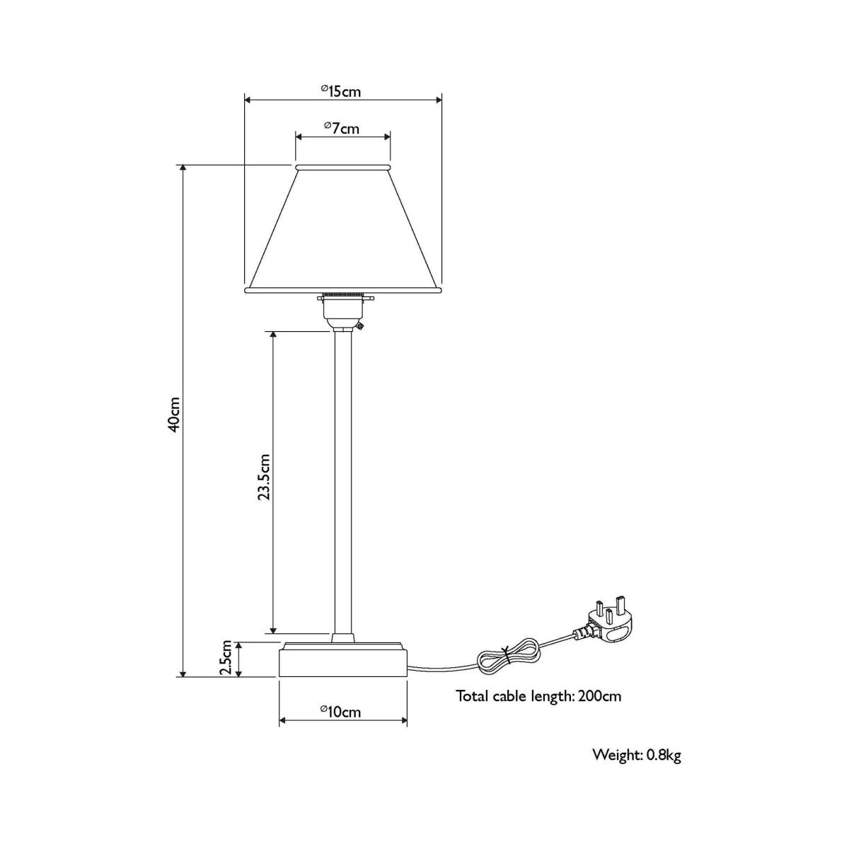 John Lewis Nicolas Table Lamp – image 7