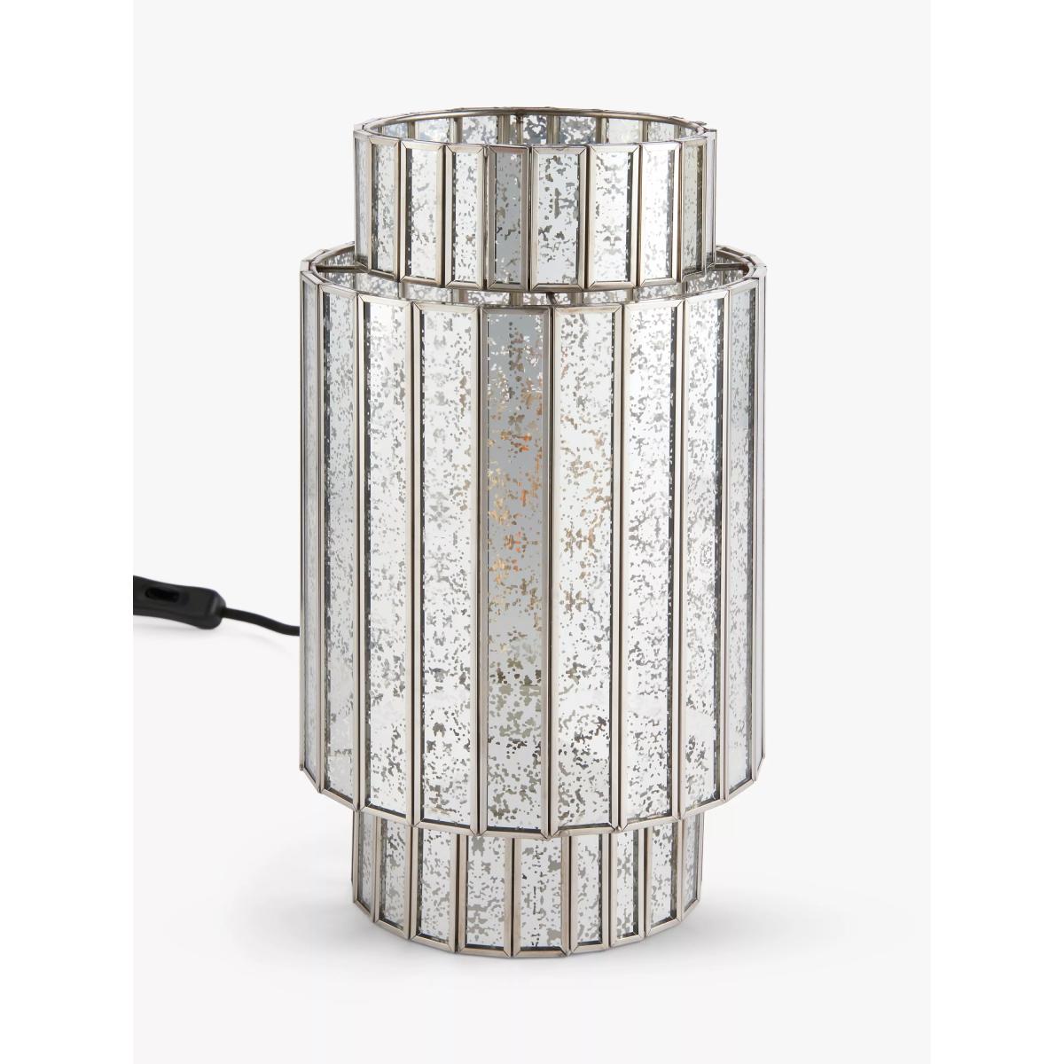 John Lewis Mercury Tune Table Lamp, Nickel Effect – image 2