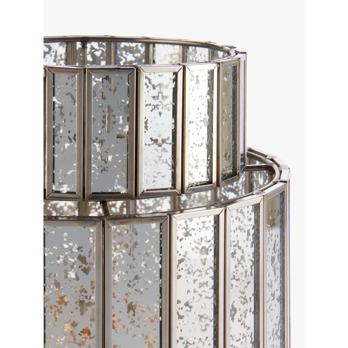John Lewis Mercury Tune Table Lamp, Nickel Effect – image 3