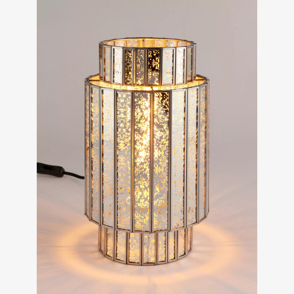 John Lewis Mercury Tune Table Lamp, Nickel Effect – image 1