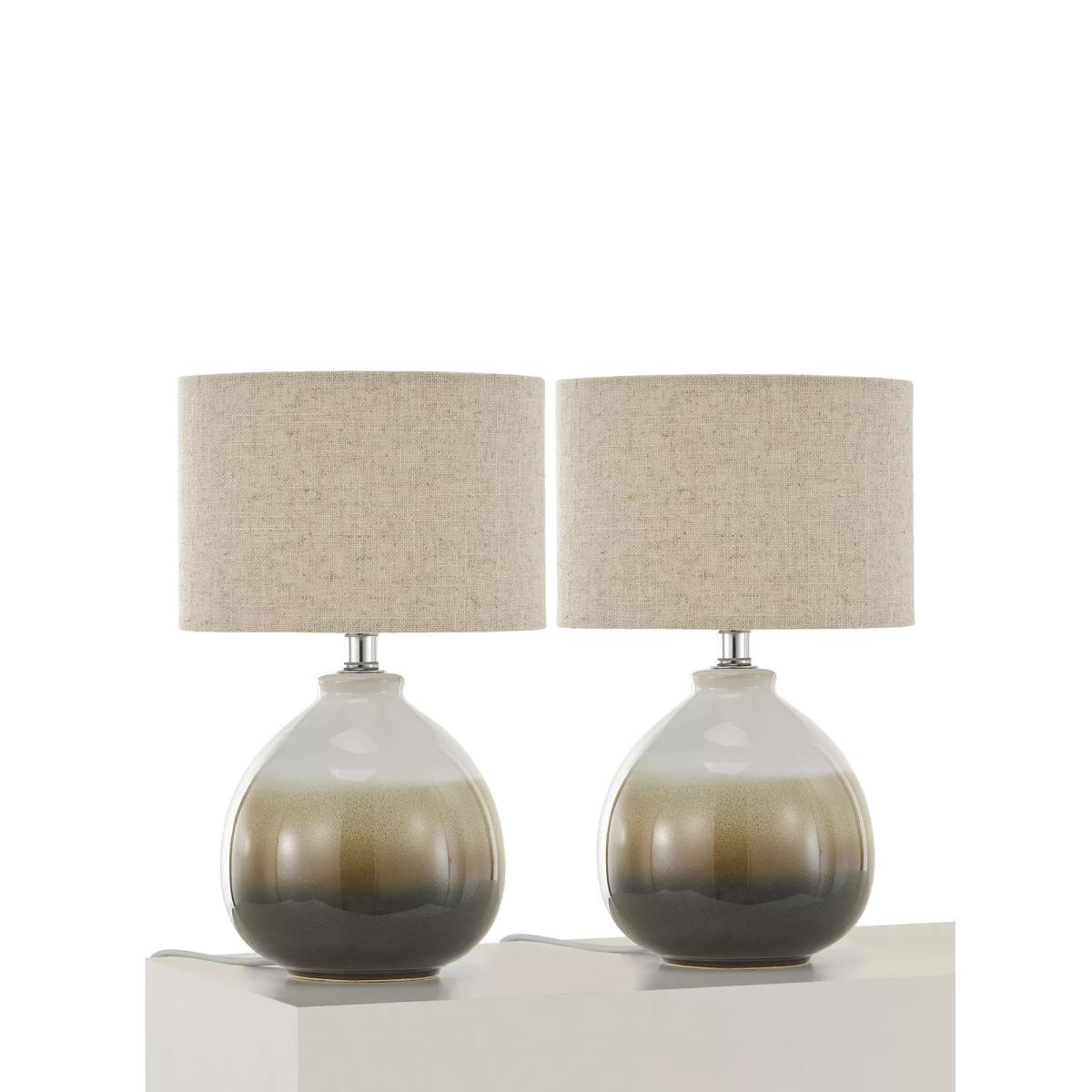 John Lewis Martha Small Duo Table Lamp, Cocoa – image 3