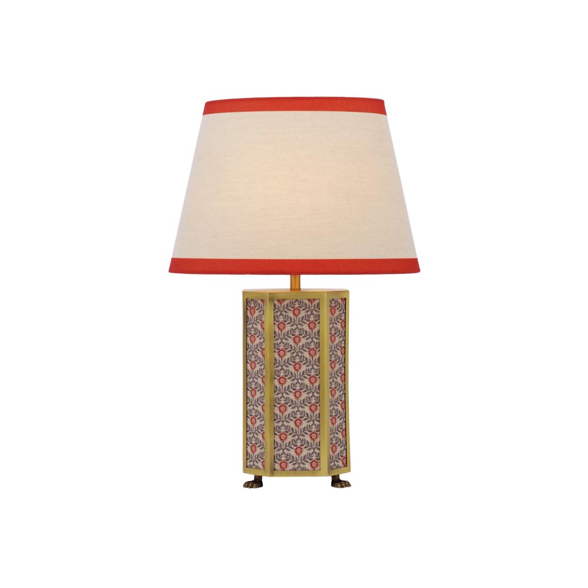 Joules Helmingham Claw Foot Floral Table Lamp, Light Green – image 1