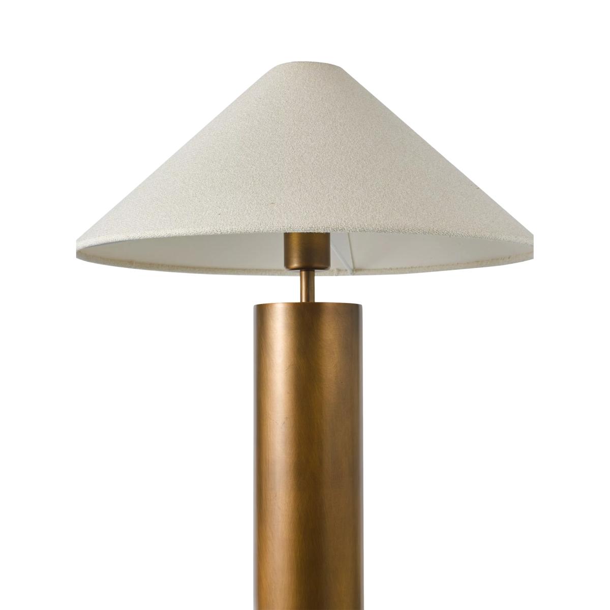 John Lewis Column Table Lamp, Patina Brass – image 4