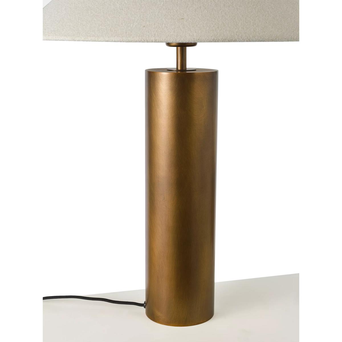John Lewis Column Table Lamp, Patina Brass – image 5