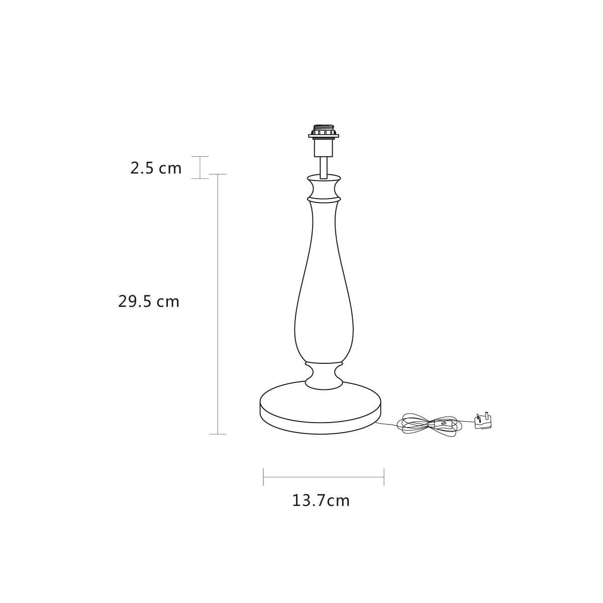 John Lewis Crackle Ceramic Lamp Base, White – image 7