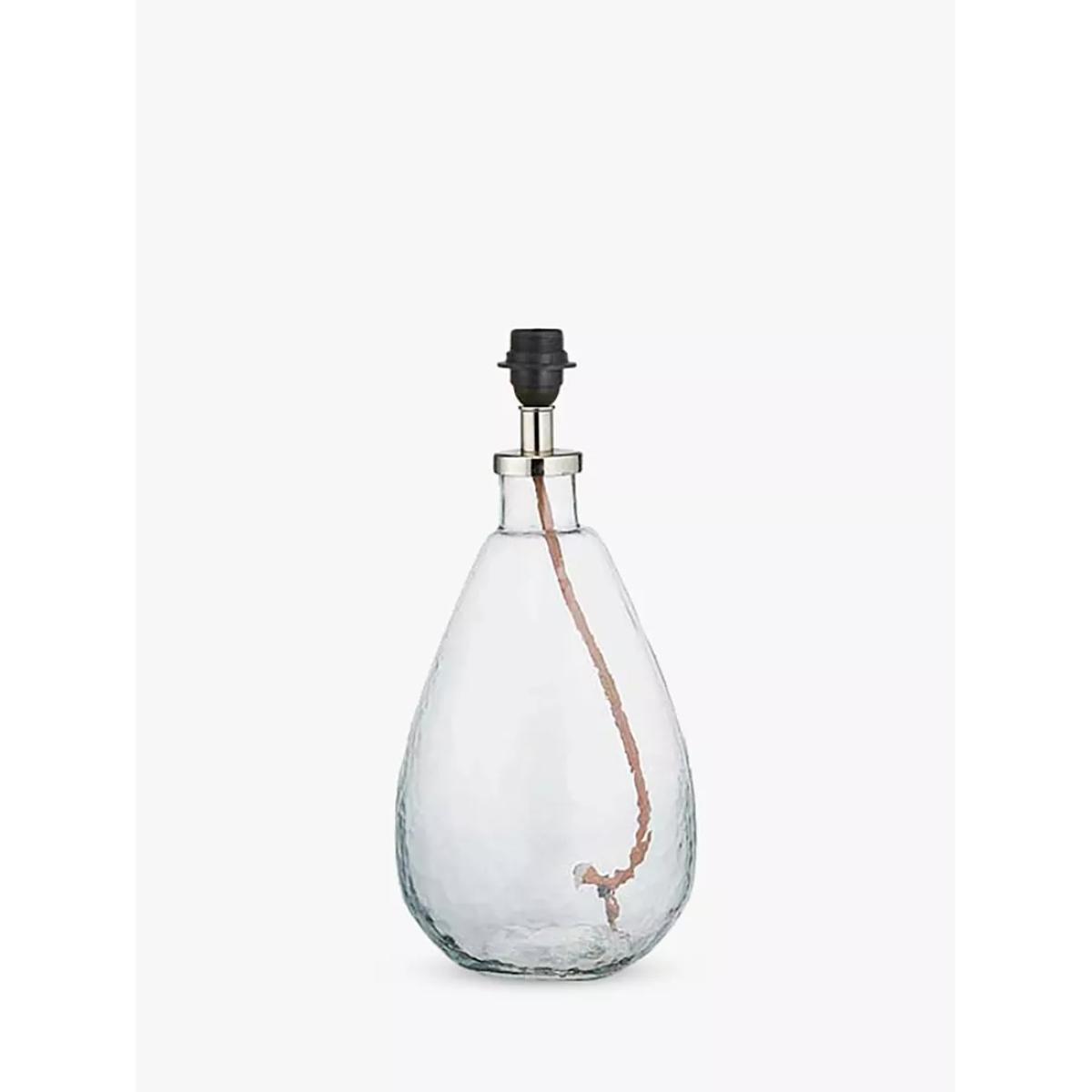 Nkuku Baba Small Tall Glass Lamp Base – image 2