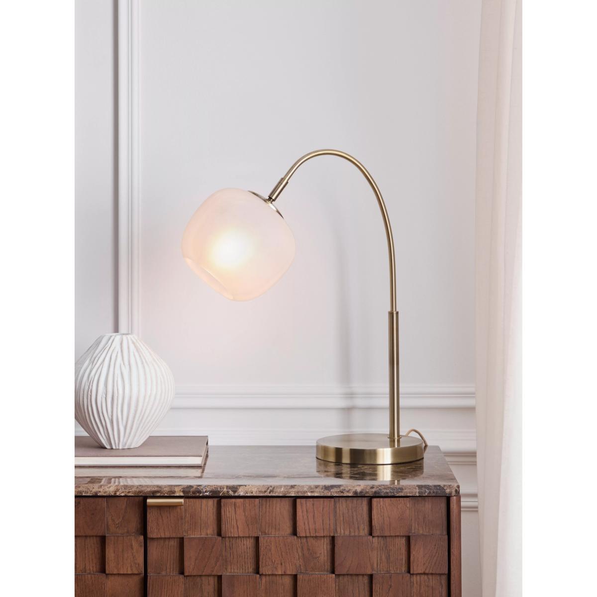 John Lewis Magnolia Table Lamp, Antique Brass – image 2