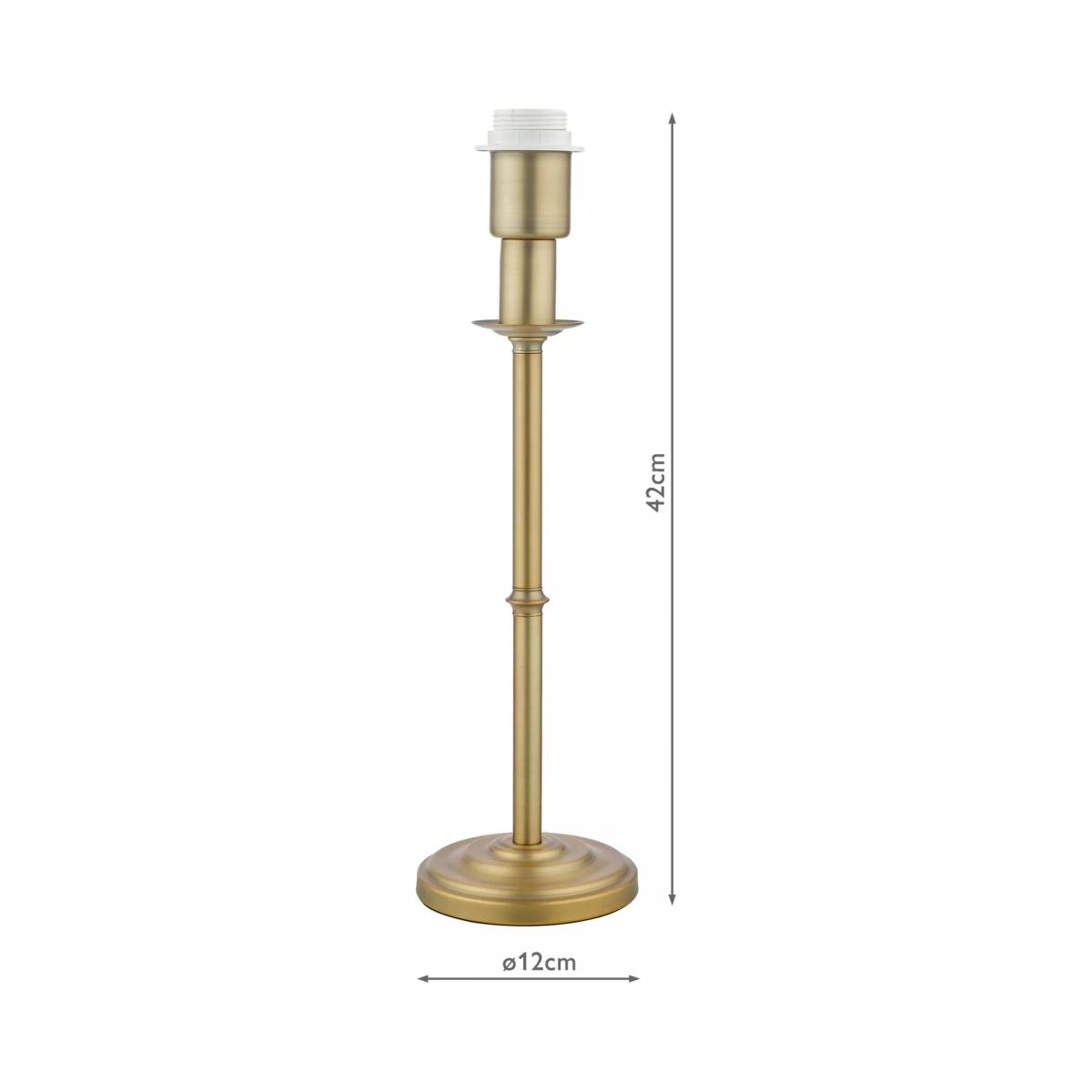English Heritage Marble Hill Single Table Lamp, 25cm – image 6