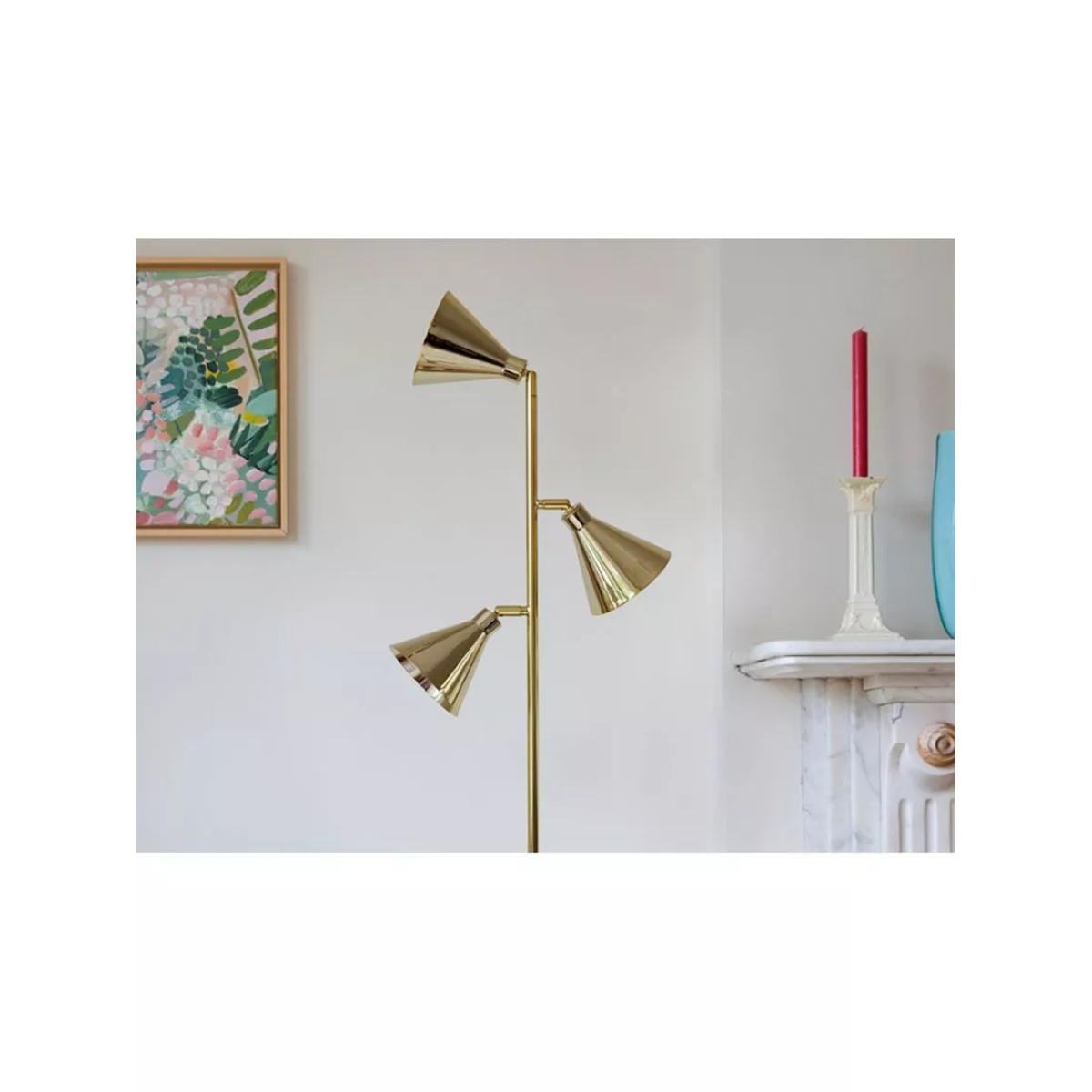 houseof Cone 3-Arm Floor Lamp, Brass – image 5