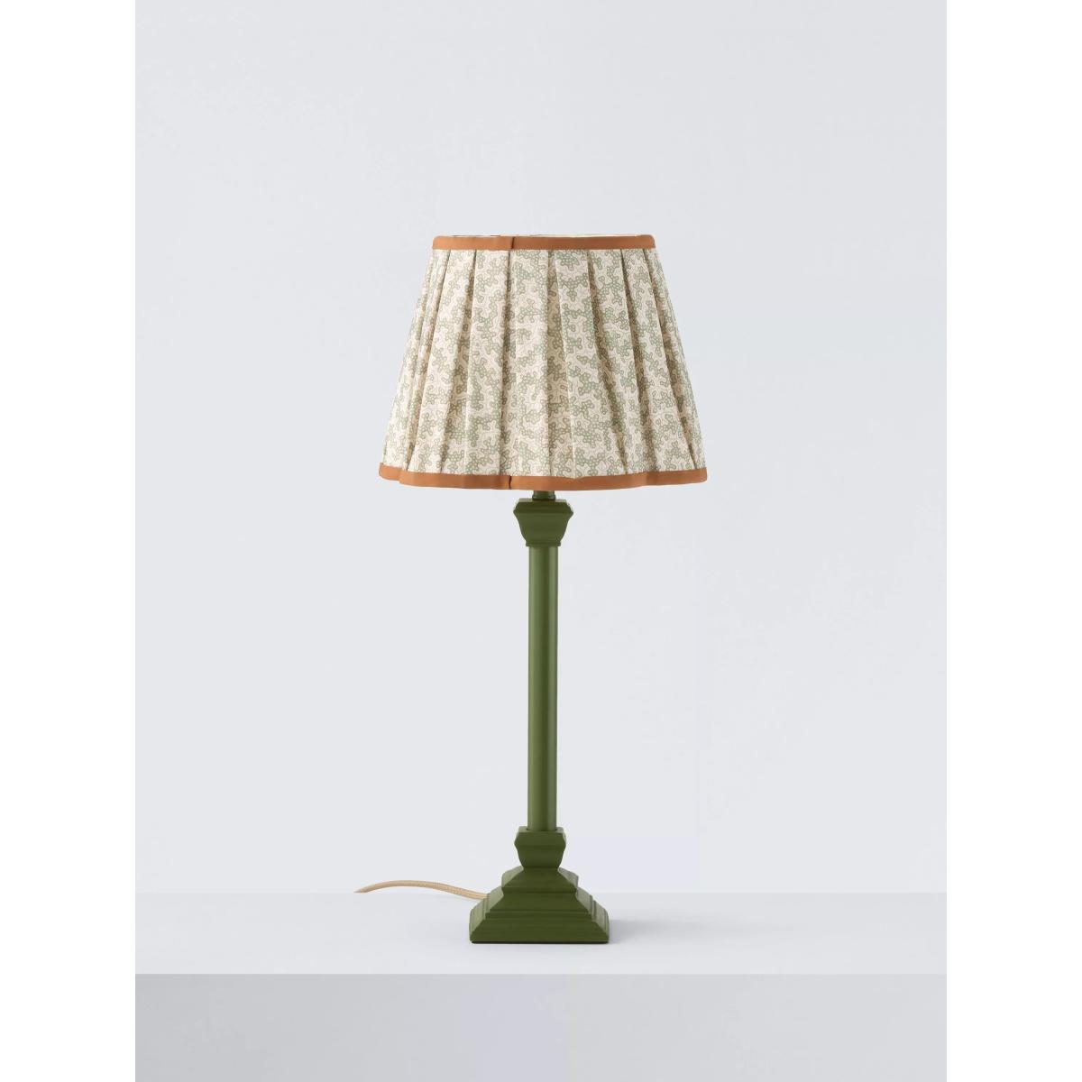 John Lewis x Sanderson Truffle Scallop Table Lamp, Green – image 2