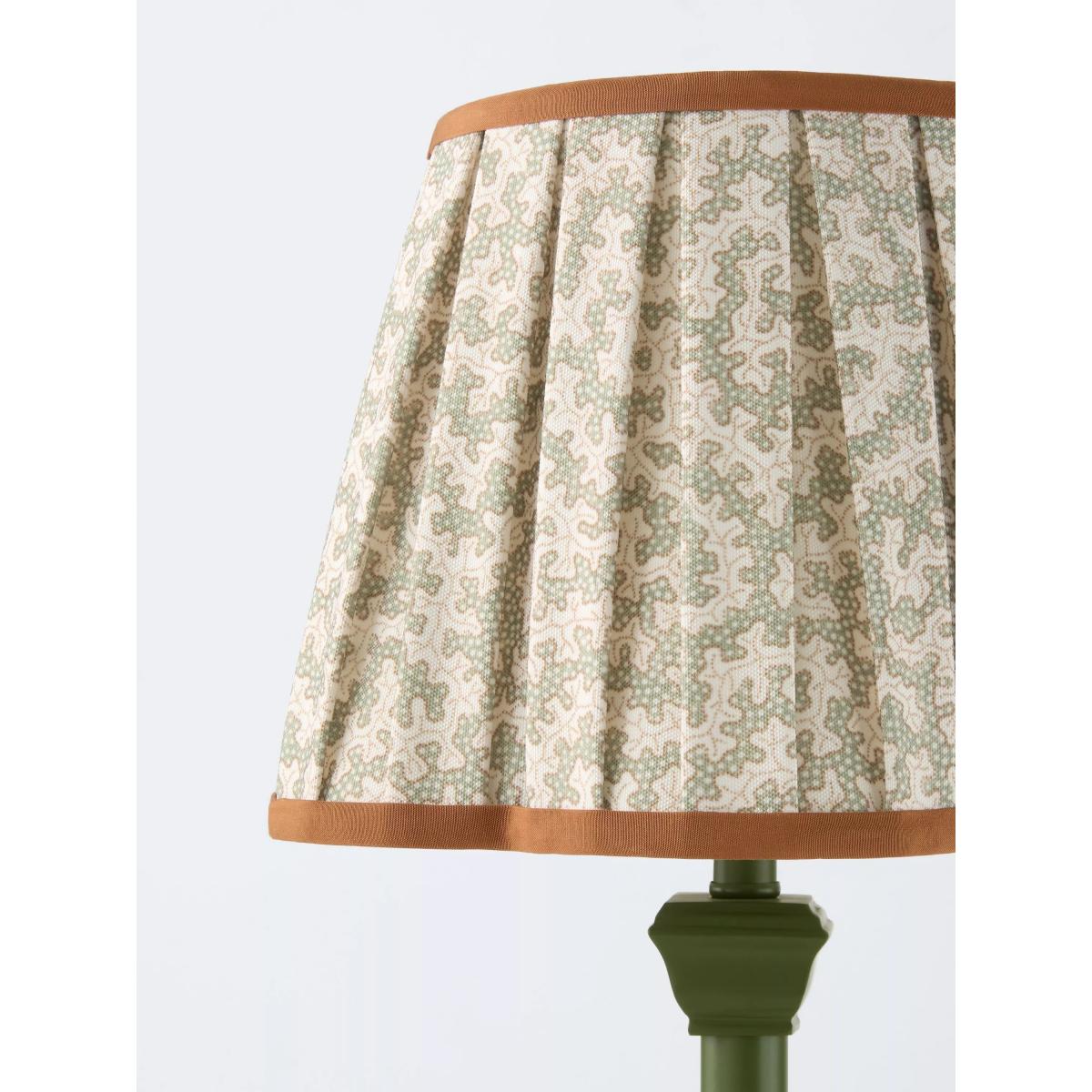 John Lewis x Sanderson Truffle Scallop Table Lamp, Green – image 3