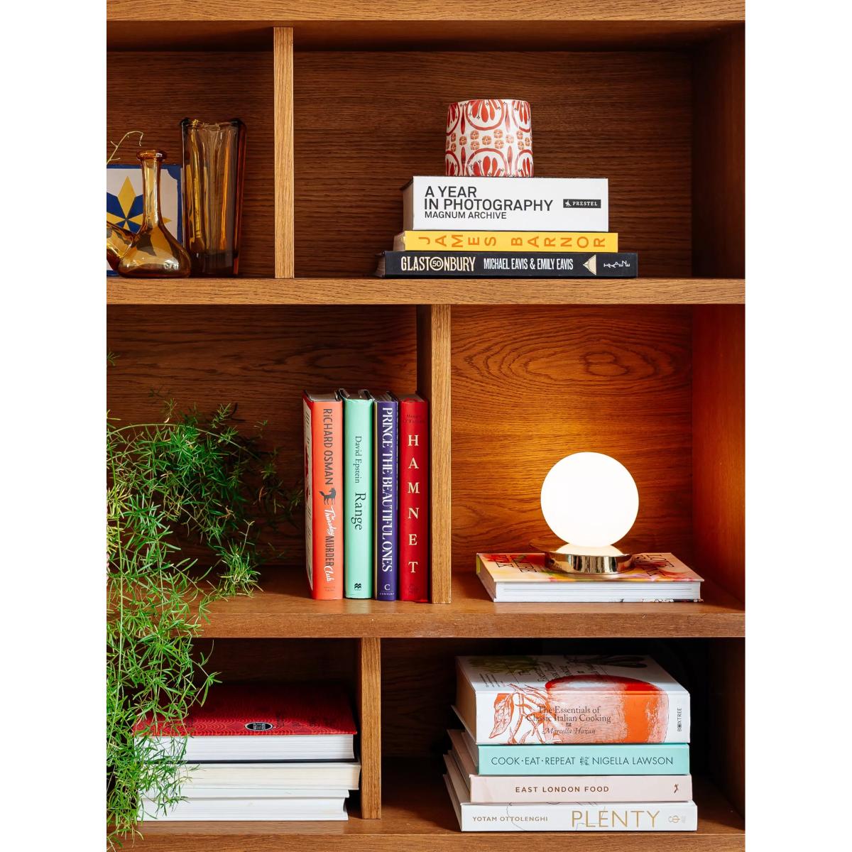 houseof Opal Disk Rechargeable Cordless Table Lamp, Brass – image 5
