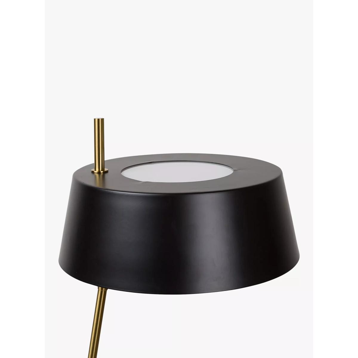 Pure White Lines Montreal Marble Desk Lamp, Black – image 6