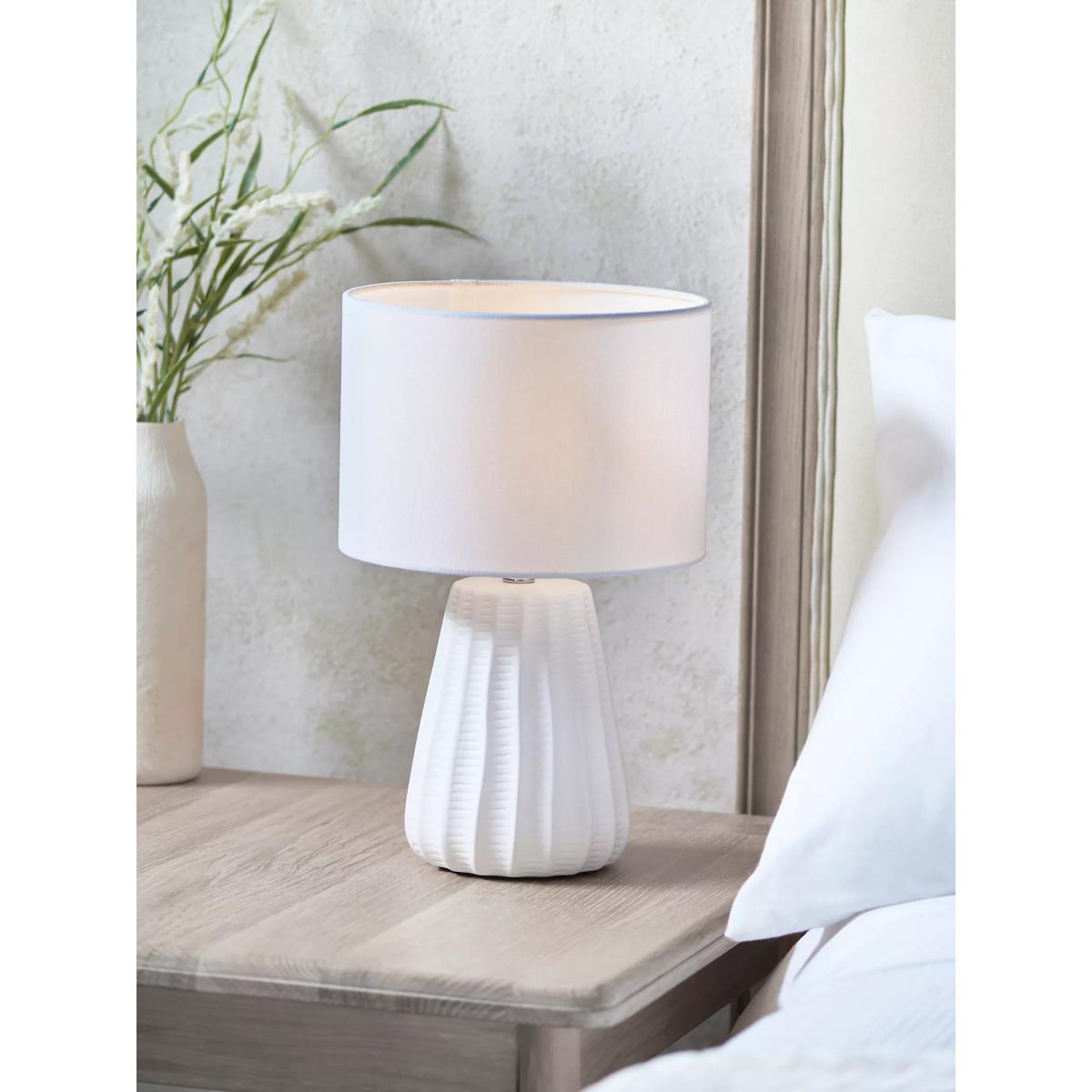 John Lewis Mini Luka Ceramic Table Lamps, Set of 2, White – image 7