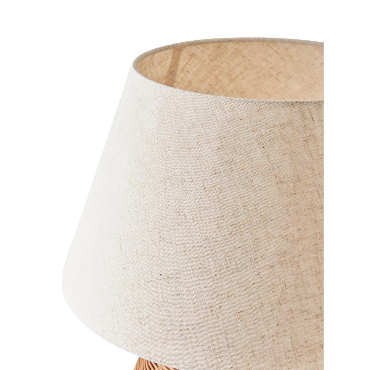 John Lewis Tisse Woven Rattan Bottle Table Lamp – image 4
