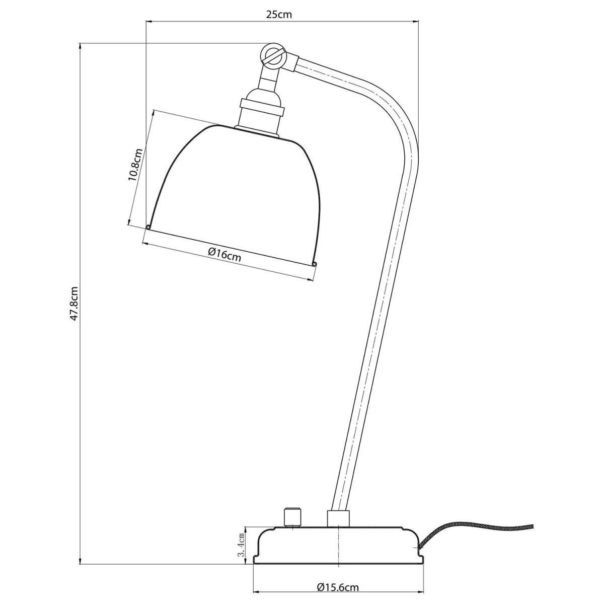 John Lewis Baldwin Desk Lamp – image 9