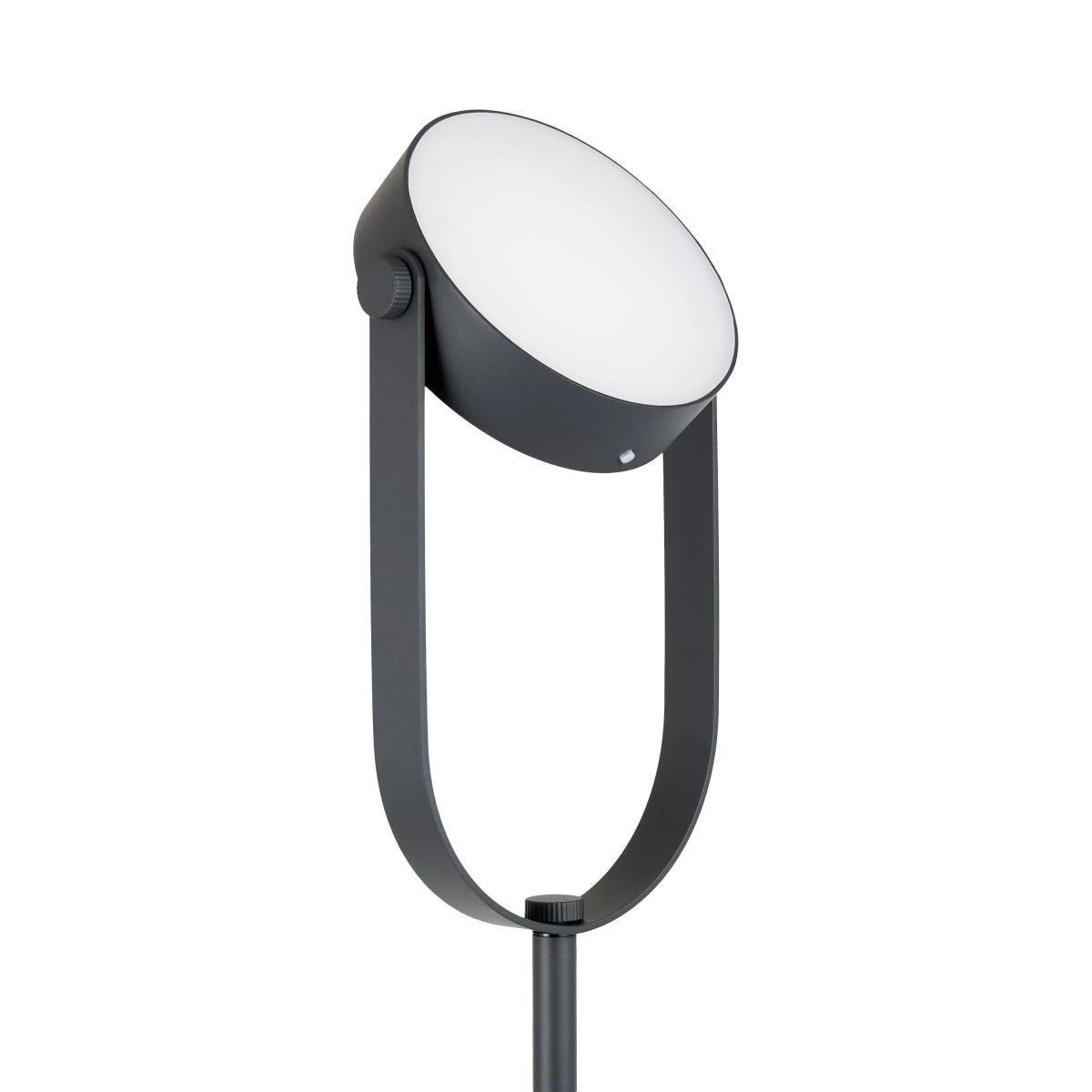John Lewis Solaro Adjustable Head Outdoor Floor Lamp, Graphite – image 4