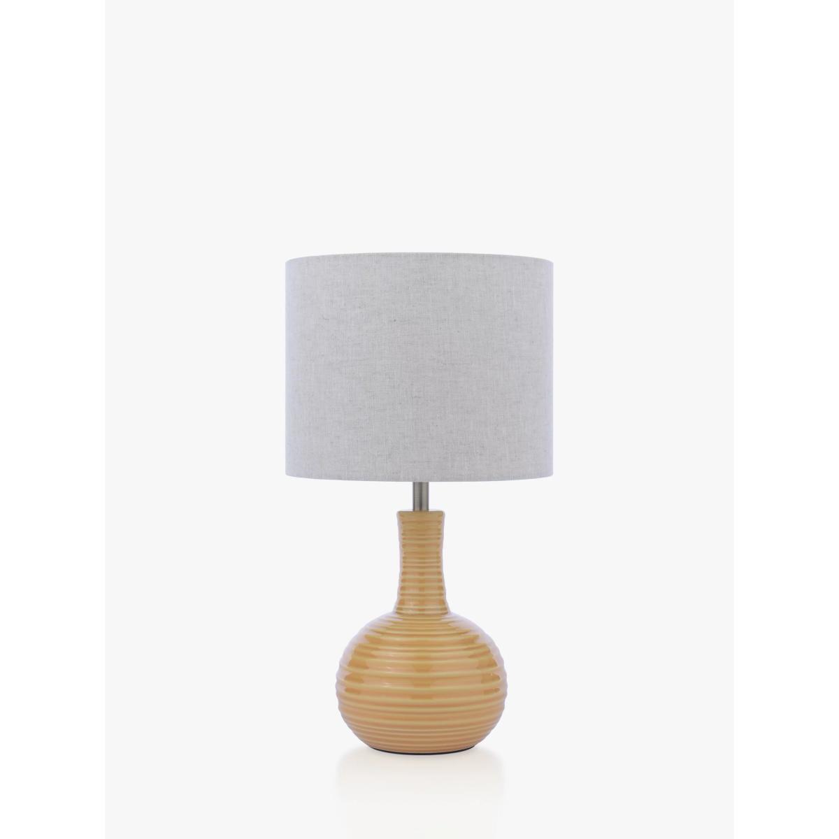 Laura Ashley Padley Glazed Ceramic Base Table Lamp, Ochre – image 4