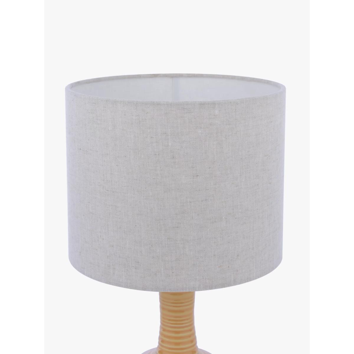 Laura Ashley Padley Glazed Ceramic Base Table Lamp, Ochre – image 5