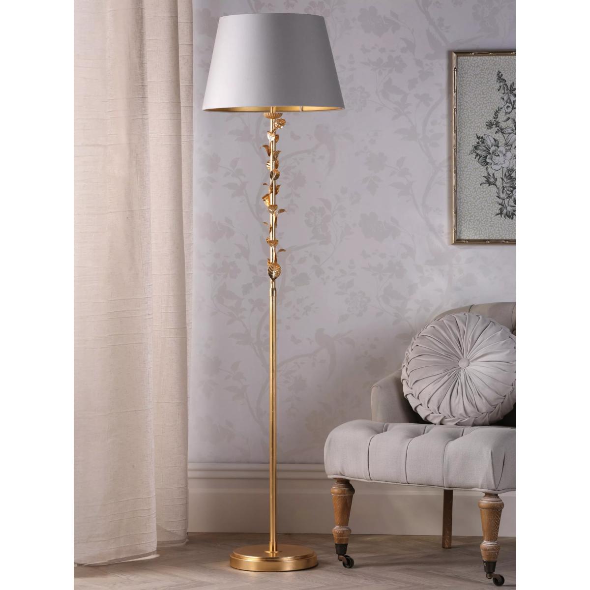 Laura Ashley Halton Floor Lamp, Gold – image 2