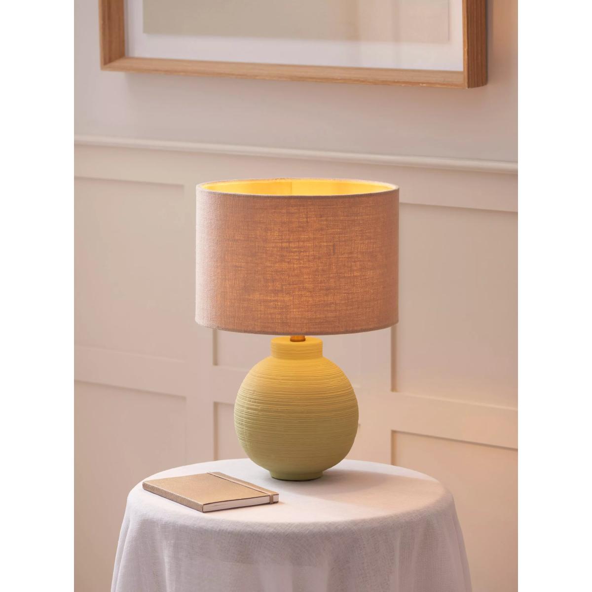 John Lewis Potters Wheel Ceramic Table Lamp – image 2