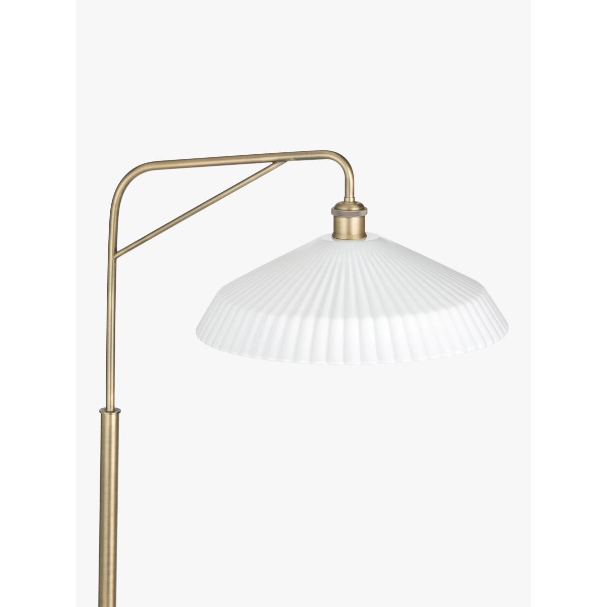 John Lewis Alexandra Glass Floor Lamp, Opal – image 3