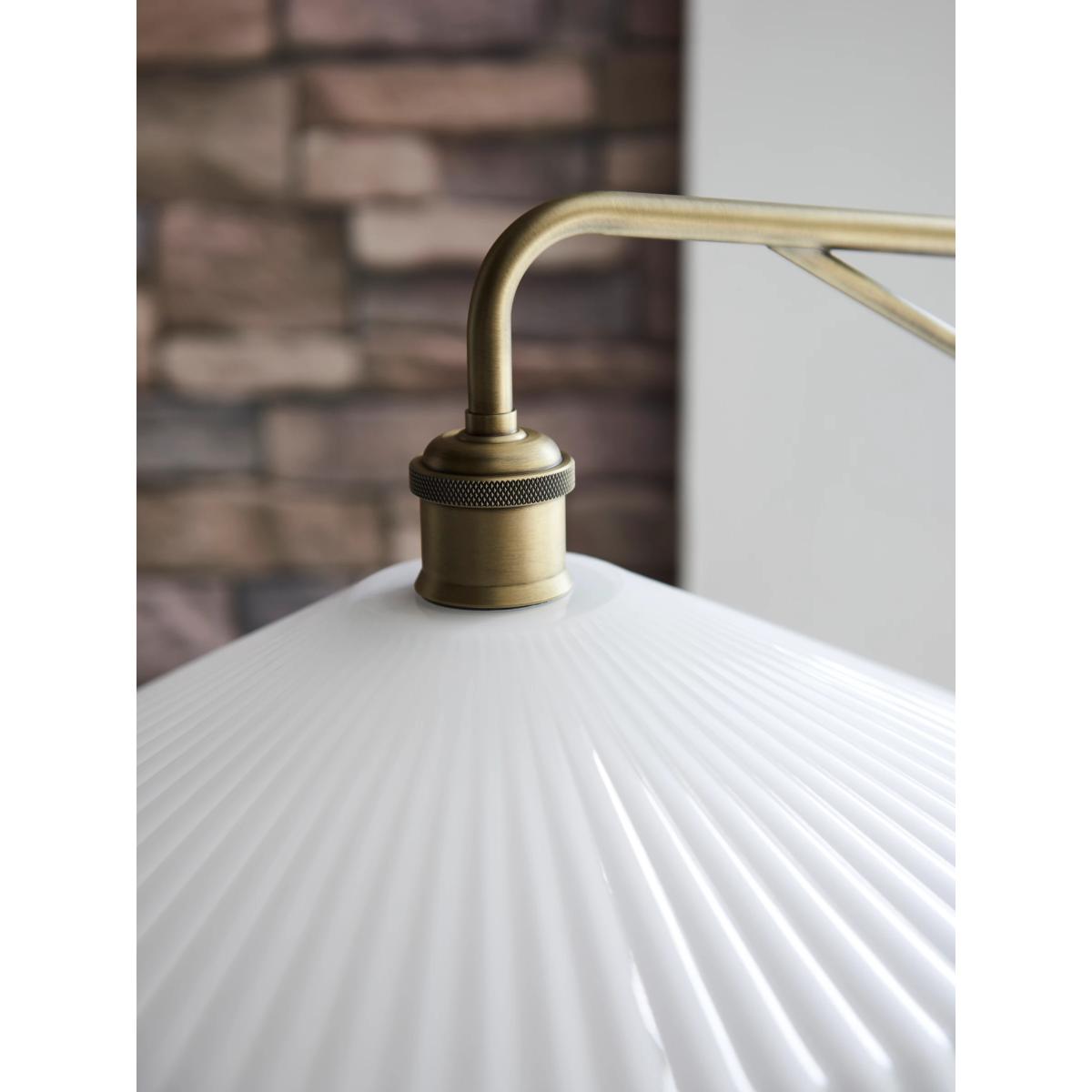 John Lewis Alexandra Glass Floor Lamp, Opal – image 5