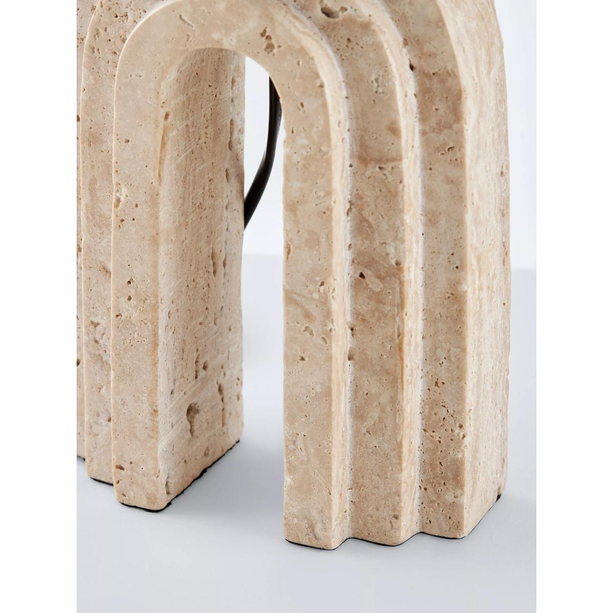John Lewis Marble Arch Table Lamp, Natural – image 4