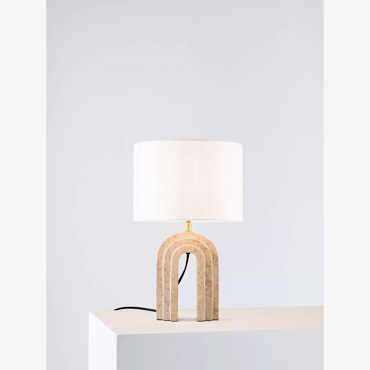 John Lewis Marble Arch Table Lamp, Natural – image 1