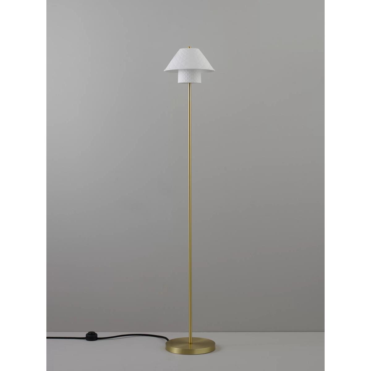 Original BTC Oxford Double Floor Lamp, Natural – image 2
