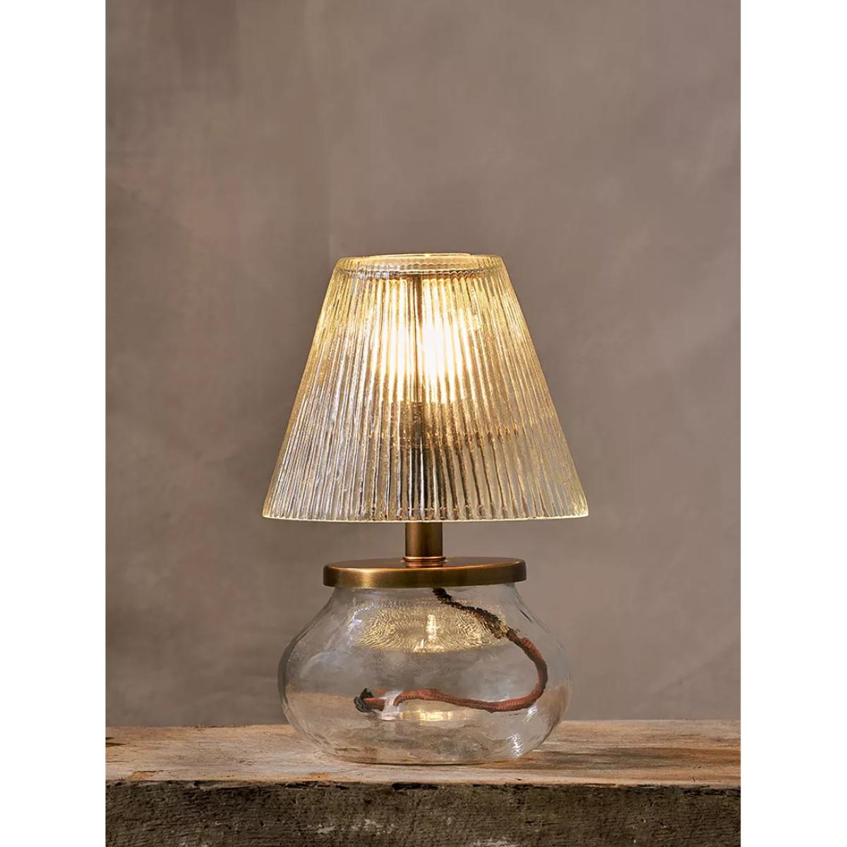 Nkuku Dimalai Table Lamp, Clear – image 2