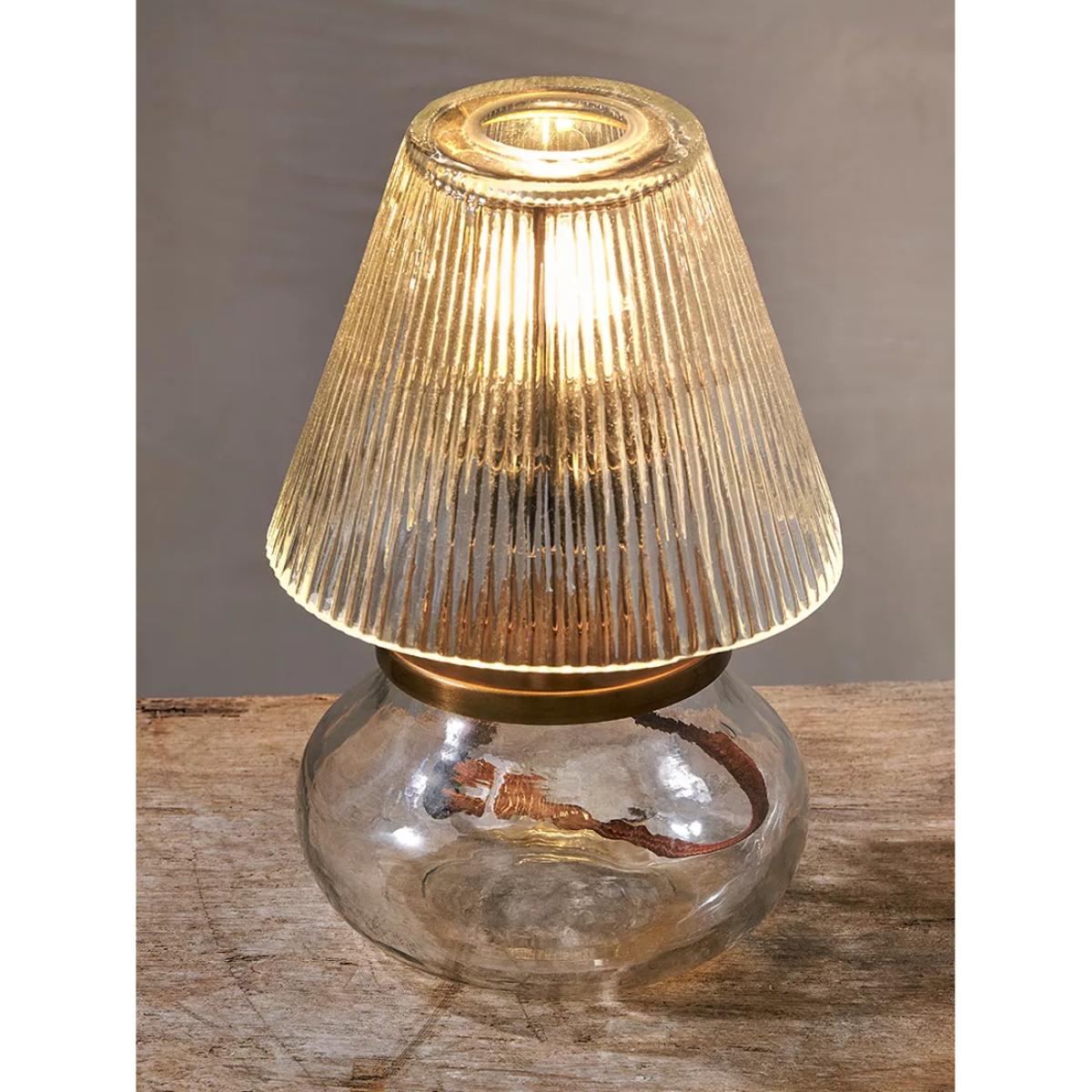 Nkuku Dimalai Table Lamp, Clear – image 3
