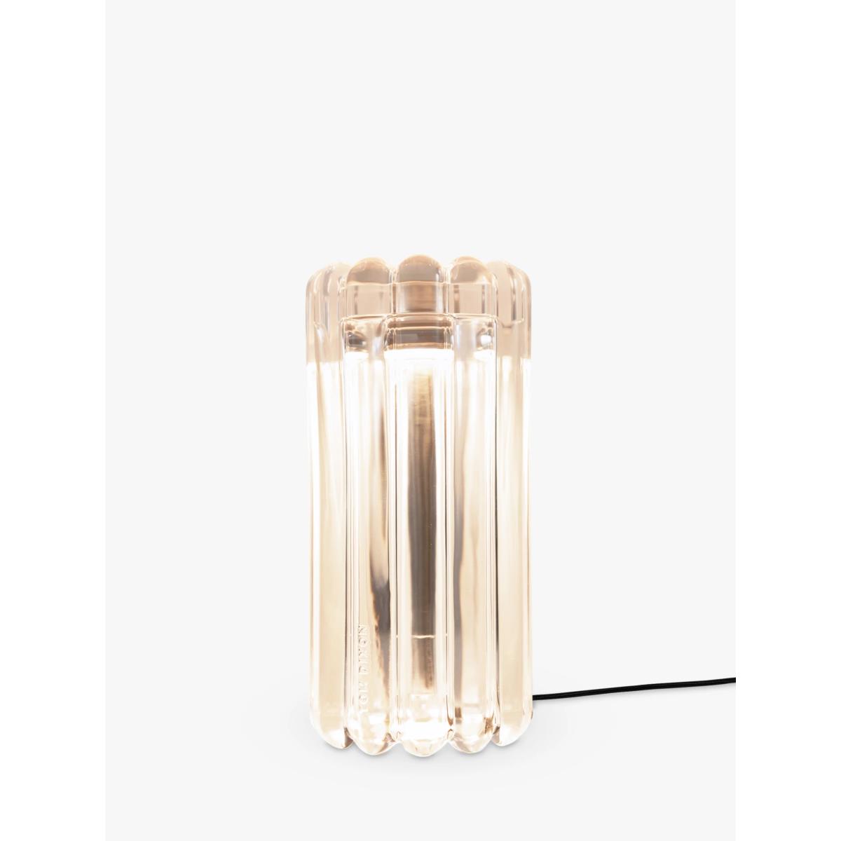Tom Dixon Press Ribbed Glass LED Table Lamp, Clear – image 2