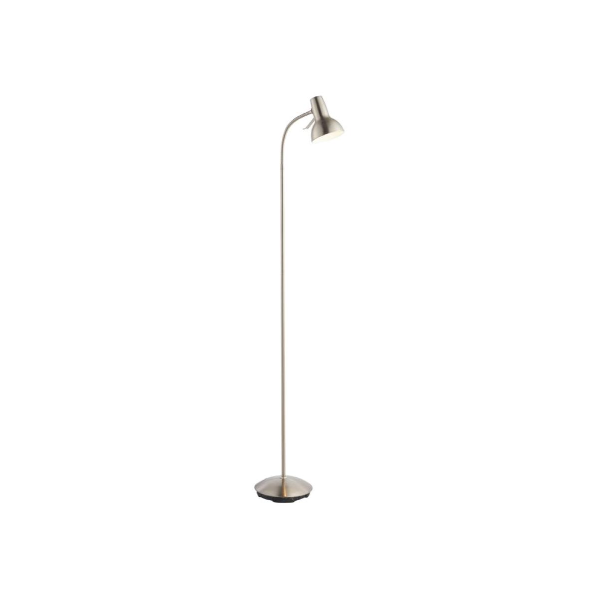 Amalfi 1 Light Floor Lamp - Nickel