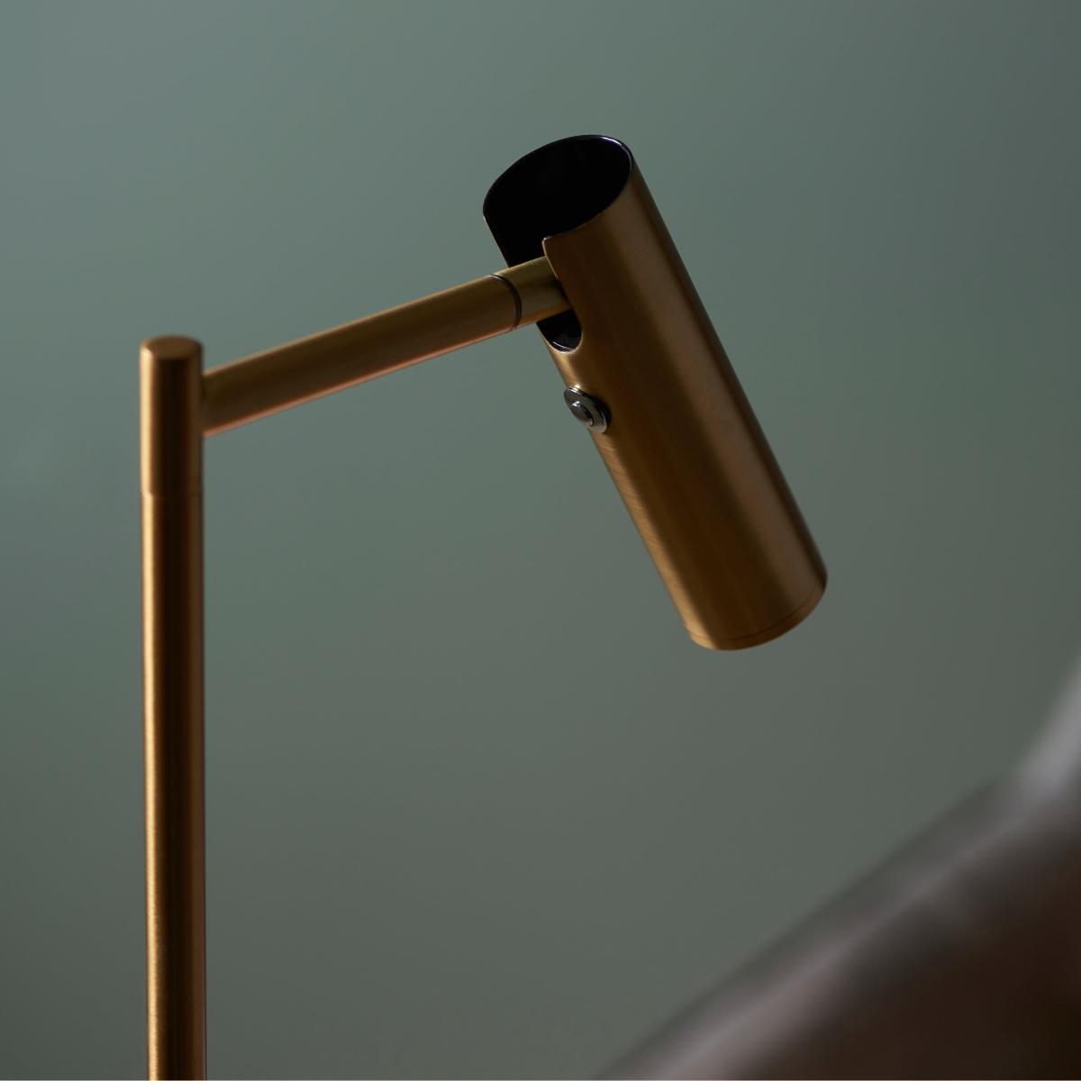 Dedicated Reader Floor Lamp - Satin Brass – image 6