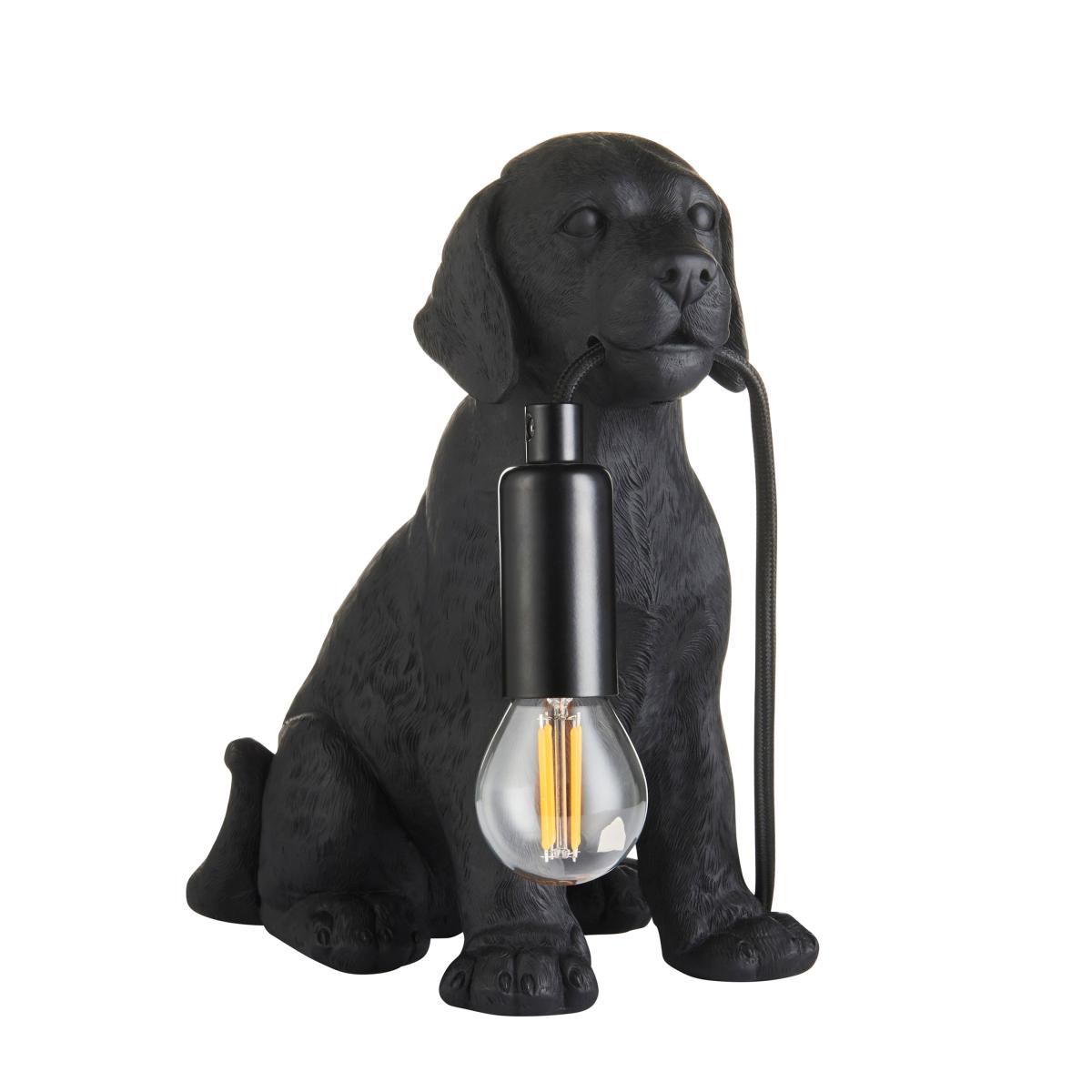 Labrador Puppy Table Lamp - Black – image 7