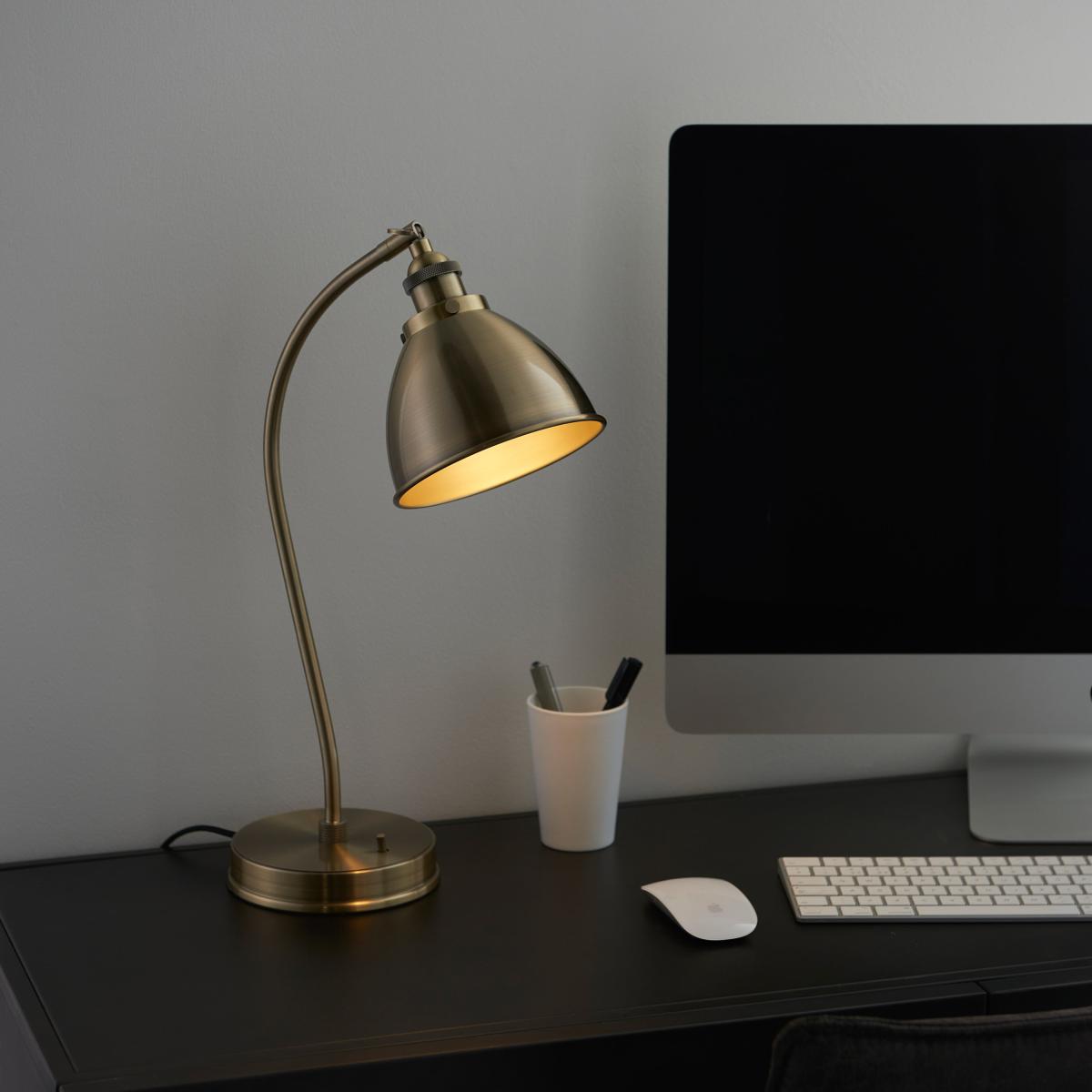 Franklin Table Lamp - Antique Brass – image 1